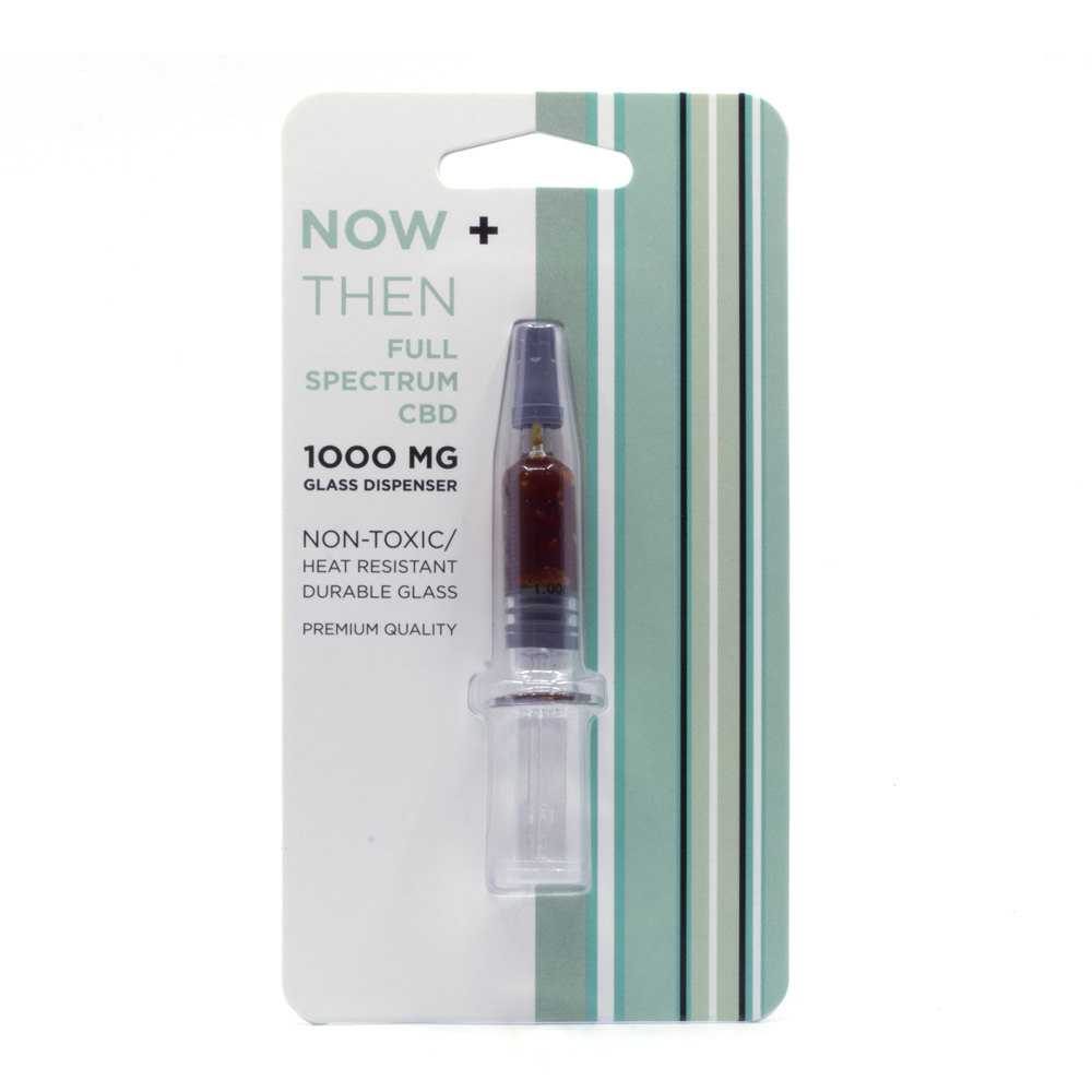 CBD 1000mg SYRINGE (Glass Dispenser) by Now Then