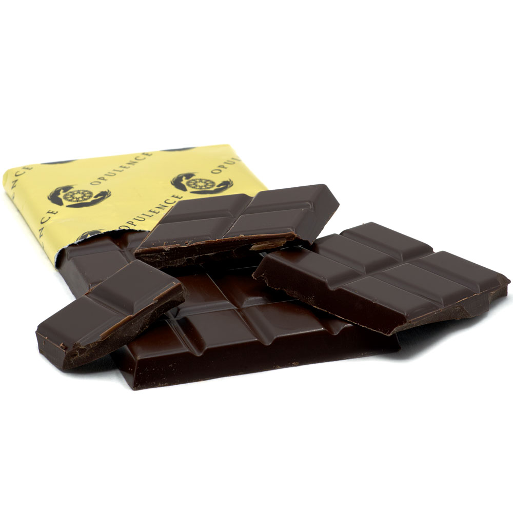 250mg Vegan Dark Opulence SHATTER Bars in Indica or Sativa