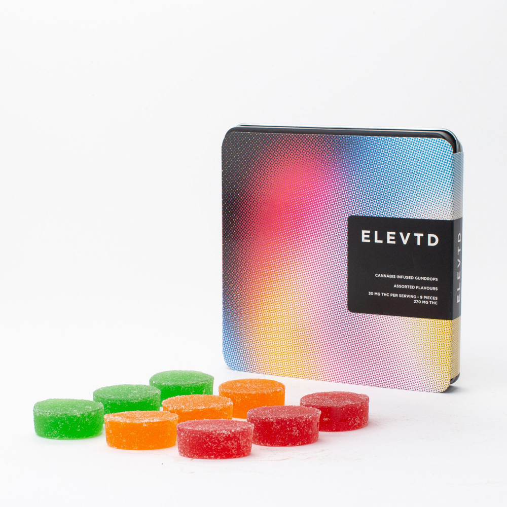 270 THC Gummies Assorted by Elevtd