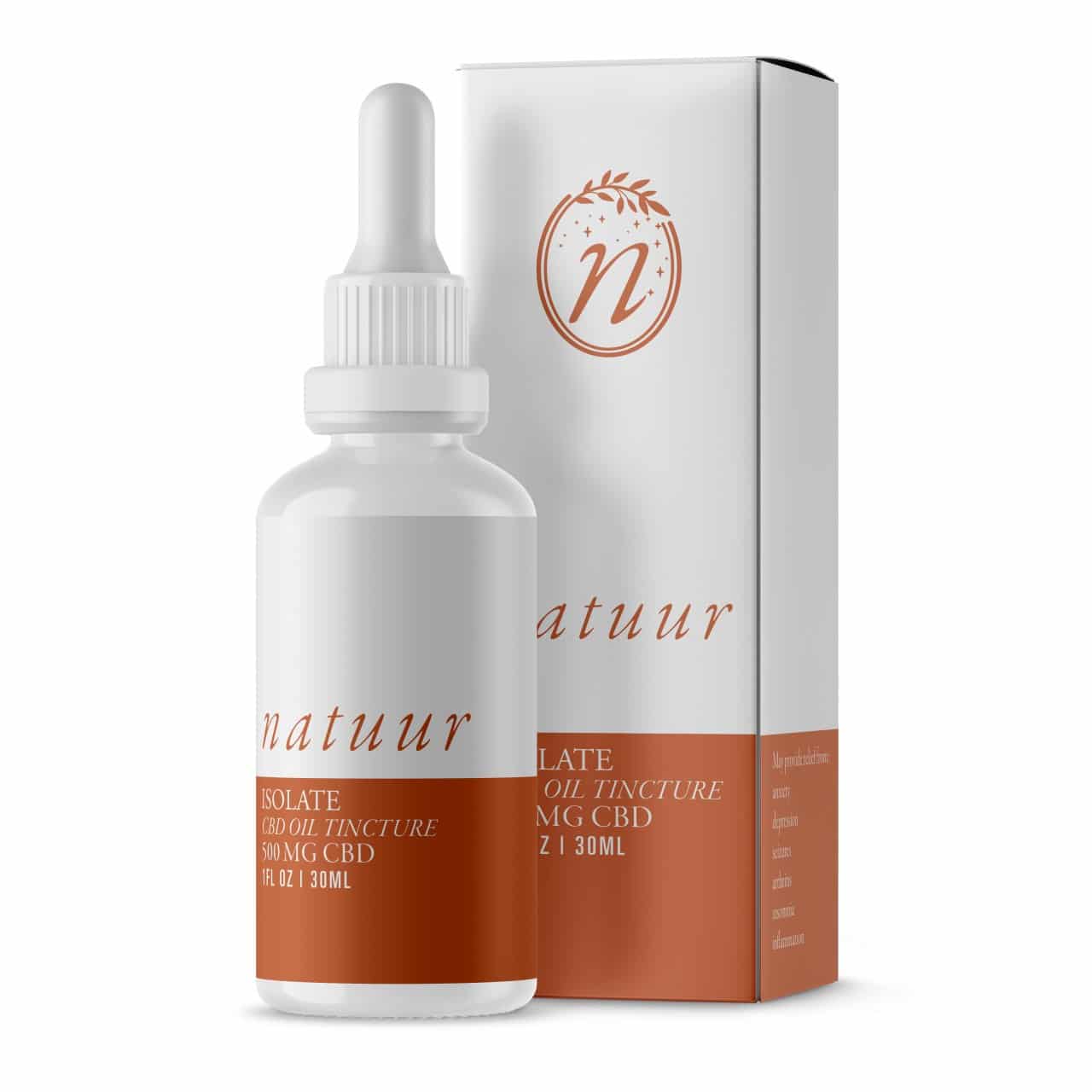 Natuur 500mg CBD ISOLATE Tincture